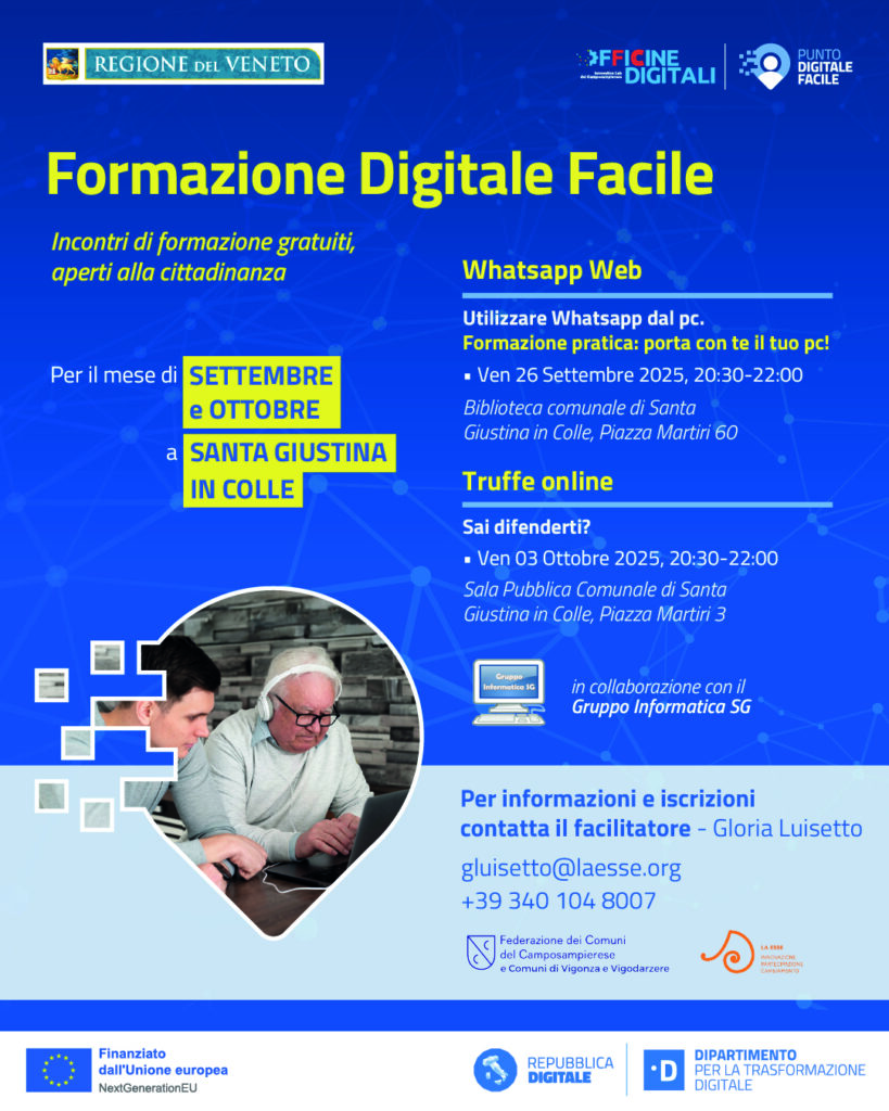 Post - formazione digitale facile - santa giustina in colle